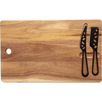 Set de tabla de cortar y cuchillos para queso "SCX.design K06"