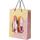 Bolsa de papel integra 170 g/m2 hecha a mano con asas de cordón en PP, 31 x 12 x 41 cm