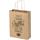 Bolsa de papel kraft 120 g/m2 con asas de papel retorcido, 24 x 9 x 32 cm