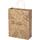 Bolsa de papel kraft 120 g/m2 con asas de papel retorcido, 31 x 12 x 41 cm