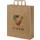 Bolsa de papel kraft 80-90 g/m2 con asas planas, 32 x 12 x 40 cm