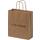 Bolsa de papel kraft 80 g/m2 con asas retorcidas, 18 x 8 x 21 cm