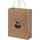 Bolsa de papel kraft 80 g/m2 con asas retorcidas, 25 x 11 x 32 cm