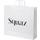 Bolsa de papel kraft 90-100 g/m2 con asas planas, 49.5 x 14 x 44 cm