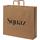 Bolsa de papel kraft 90-100 g/m2 con asas planas, 49.5 x 14 x 44 cm