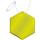 Colgante hexagonal ligero de PVC reflectante  "RFX™ H-12"