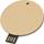 Memoria USB 2.0 de papel reciclado redonda