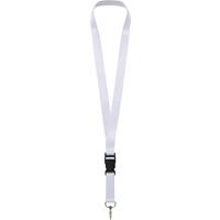 Bucks lanyard en sublimación de PET reciclado con hebilla de seguridad desmontable