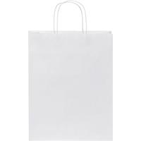 Bolsa de papel kraft 80 g/m2 con asas retorcidas, 25 x 11 x 32 cm