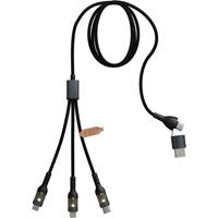 Soporte para teléfono plegable con cable de carga 3 en 1 "SCX.design O32"