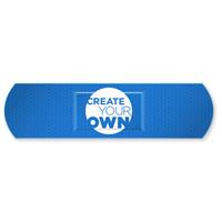 3 tiritas personalizables con sobre de papel kraft impreso a todo color