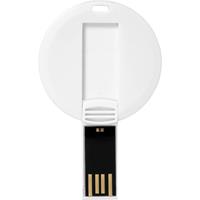 Memoria USB tarjeta de crédito redonda