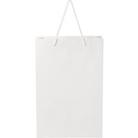 Bolsa de papel integra 170 g/m2 hecha a mano con asas de cordón en PP, 24 x 9 x 36 cm
