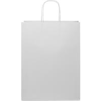 Bolsa de papel kraft 120 g/m2 con asas de papel retorcido, 31 x 12 x 41 cm