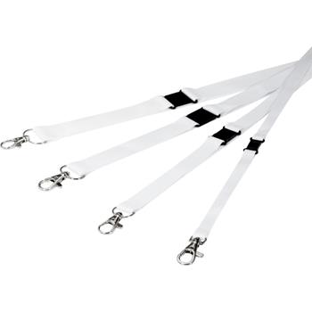 Lois lanyard de RPET en sublimación y cierre de seguridad