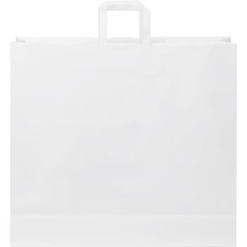 Bolsa de papel kraft 90-100 g/m2 con asas planas, 49.5 x 14 x 44 cm