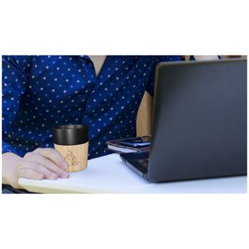 Set de 4 tazas para café de cerámica magnética SCX "Design D06"