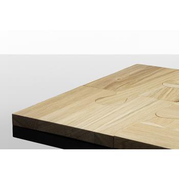 Tabla de cortar de roble en forma de puzle "SCX.design K05"