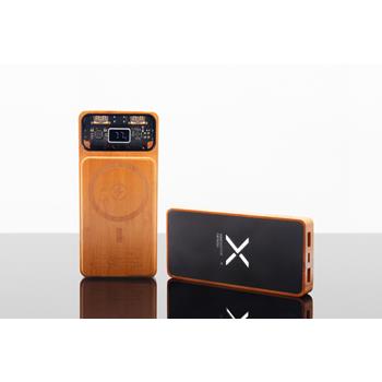 Batería externa magnética de madera de 10 000 mAh y 15 W "SCX.design P48"