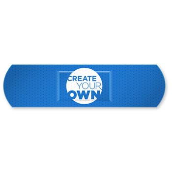 3 tiritas personalizables con sobre de papel kraft impreso a todo color