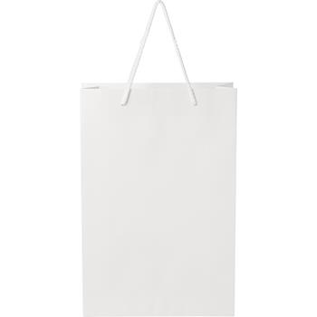 Bolsa de papel integra 170 g/m2 hecha a mano con asas de cordón en PP, 24 x 9 x 36 cm
