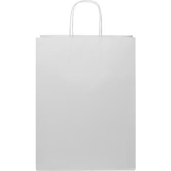 Bolsa de papel kraft 120 g/m2 con asas de papel retorcido, 31 x 12 x 41 cm